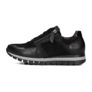 Zwarte Lage Sneaker 438 Comfort Collectie Gabor , Black , Dames