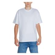 Heren Tee SS O-Neck Jack & Jones , White , Heren