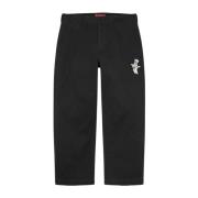 Zwarte Chino Pant Limited Edition Supreme , Black , Heren