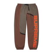 Bruine Gepaneelde Track Pant Limited Edition Supreme , Brown , Heren