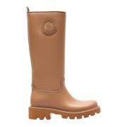 Waterdichte hoge regenlaarzen Moncler , Brown , Dames