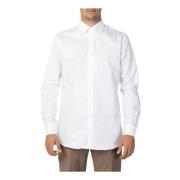 Klassieke Lange Mouw Shirt Selected Homme , White , Heren