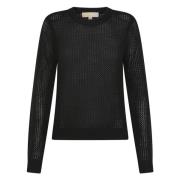 Zwarte Sweater Collectie Michael Kors , Black , Dames