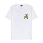 Teddy Bear Print T-shirt PS By Paul Smith , White , Heren