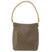 Pre-owned Canvas handbags Louis Vuitton Vintage , Brown , Dames