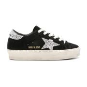 Zwarte Sneakers met Ster Patch Golden Goose , Black , Dames