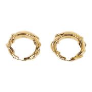 Slang Hoop Oorbel Alexander McQueen , Yellow , Dames