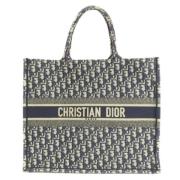 Pre-owned Canvas totes Dior Vintage , Blue , Dames