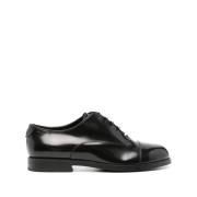 Zwarte Platte Schoenen Elegant Stijl Bally , Black , Heren