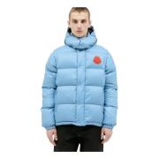 Afneembare Mouw Cyclone Donsjas Moncler , Blue , Heren