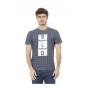 Trend T-shirt met Logo Patroon Baldinini , Gray , Heren