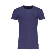 Logo Korte Mouw Tee Gaudi , Blue , Heren