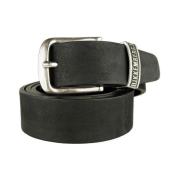 Elegant zwart leren riem voor mannen Bikkembergs , Black , Heren