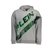 Grijs sweatshirt met gedurfde accenten Plein Sport , Gray , Heren