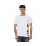 Wit Frontprint T-shirt Bikkembergs , White , Heren