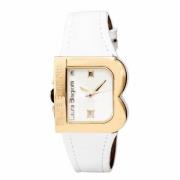 Gouden Dames Quartz Horloge Leren Band Laura Biagiotti , Yellow , Dame...