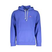 Blauw Katoenen Hoodie Levi's , Blue , Heren