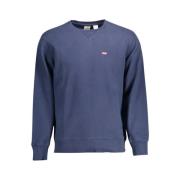 Stijlvol blauw katoenen sweatshirt Levi's , Blue , Heren