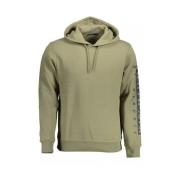 Groen Hoodie met Logo Napapijri , Green , Heren