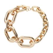 Gouden Link Halsband Paco Rabanne , Yellow , Dames