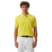 Gele Katoenen Poloshirt La Martina , Yellow , Heren