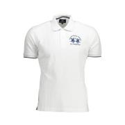 Elegant wit poloshirt La Martina , White , Heren