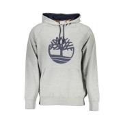 Gezellige Biologische Hoodie Timberland , Gray , Heren