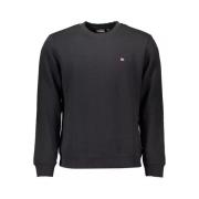 Elegant Logo Sweatshirt Napapijri , Black , Heren