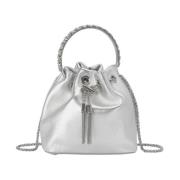 Ring Handvat Clutch Tas Alma EN Pena , Gray , Dames