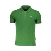 Elegante groene polo met contrastdetail La Martina , Green , Heren