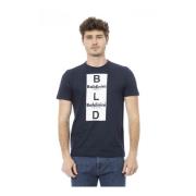 Trend T-shirt met Logo Patroon Baldinini , Blue , Heren