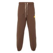 Sporty Logo Print Sweatpants Autry , Brown , Heren