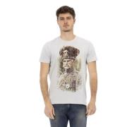 Grijs T-shirt met korte mouwen Trussardi , Gray , Heren