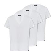 Driepack t-shirts uit de 'Underwear' collectie Dsquared2 , White , Her...