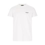 Witte Logo T-shirt en Polo Balmain , White , Heren