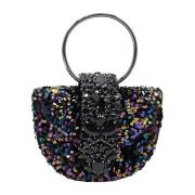 Maan Clutch Tas Alma EN Pena , Black , Dames