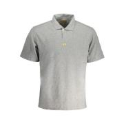 Grijze Katoenen Poloshirt met Korte Mouwen La Martina , Gray , Heren