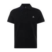 Zwart Polo Shirt Everett Stijl Moose Knuckles , Black , Heren