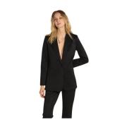 Elegante Irene Damesblazer in Zwart Mason's , Black , Dames