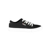 Zwarte sportschoenen met vetersluiting Fila , Black , Heren