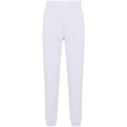 Fox Head Sportieve Broek Grijs Maison Kitsuné , Gray , Heren