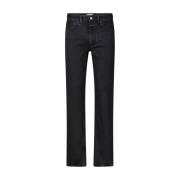 Klassieke Straight Cut Denim Jeans Closed , Black , Heren