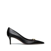 Zwarte VLogo Signature Pumps Slingback Valentino Garavani , Black , Da...