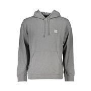 Elegant grijs capuchontrui Hugo Boss , Gray , Heren