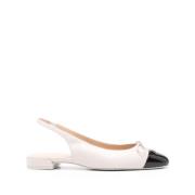 Elegante Boog Ballerina Witte Schoenen Stuart Weitzman , White , Dames