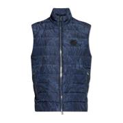 Vest met gewatteerde voorkant Etro , Blue , Heren