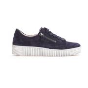 Blauwe Sneaker Must-Have Comfort Look Gabor , Blue , Dames