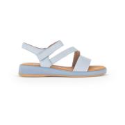 Blauwe Leren Sandalen Modern Comfortabel Gabor , Blue , Dames