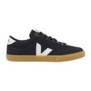 Zwarte Canvas Sneakers Veja , Black , Heren