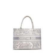 Pre-owned Canvas totes Dior Vintage , Gray , Dames